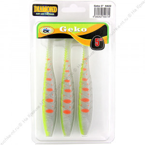 Силиконовые приманки DIAMOND Geko #A02 5" 3 шт