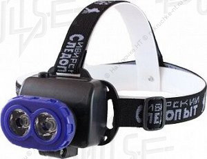 Фонарь налобный "СИБИРСКИЙ СЛЕДОПЫТ-Робот" (Кошачий Глаз), 2L, 3хАА