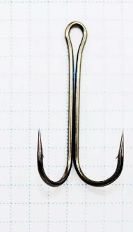 Крючок KOI "DOUBLE HOOK", размер 3/0 (INT), цвет BN, двойник