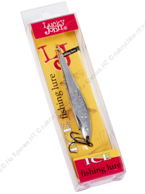 Блесна вертикал. зим. Lucky John S-4 с тр. 11.0г S блистер