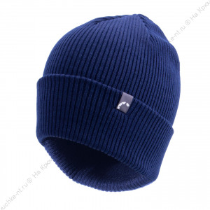 Шапка "СЛЕДОПЫТ-IRBIS" с двойным отворотом, акрил, цв. синий