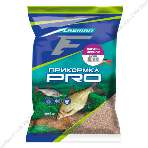 FLAGMAN Прикормка для рыбы PRO Карась Чеснок 1кг