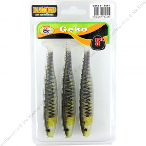 Силиконовые приманки DIAMOND Geko #051 5" 3 шт