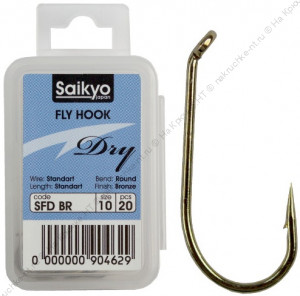 Крючки Saikyo KH-71451 Dry Fly BR №10 (20шт)