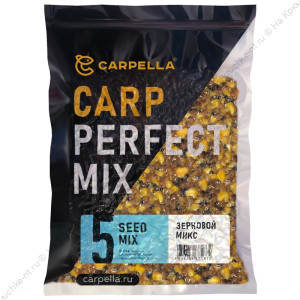 Добавка CARPELLA зерновой микс 1кг, Микс №5 Добавка CARPELLA зерновой микс 1кг, Микс №5