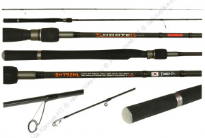 спиннинг Shooter 902ML  273cm, тест 7-21g, 6-15lb, fast, рукоять EVA, материал бланка Im9, вес 155g,
