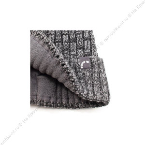 Шапка "СЛЕДОПЫТ-IRBIS" с подкладом из флиса, акрил/шерсть, цв. серый меланж