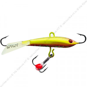 Балансир "Sprut" Tanpo #7 (18g/65mm/RVL + дополнительный тройник с фосфорной каплей)