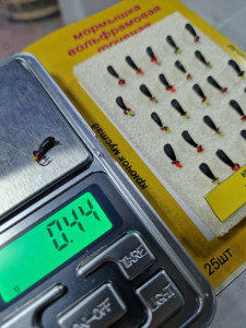 Мормышка вольф.точеная Уралка Каскад D-3,0мм/вес- 0,44гр латунь/серебро