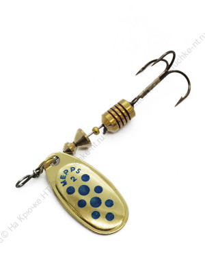 Блесна Mepps COMET PTS BLEUS OR №2