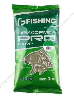 F-FISHING Прикормка для рыбы PRO Carp Чеснок 1кг (15)