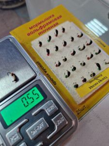 Мормышка вольф.точеная Уралка Каскад Комби D-3,0мм/вес- 0,55гр латунь