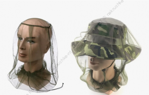 Сетка антимоскитная на голову(зеленая)