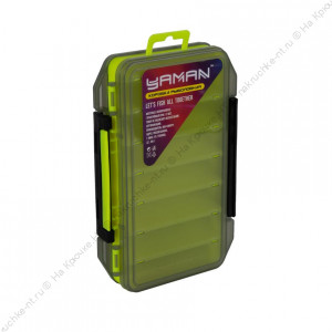 Коробка Yaman 2х-сторонняя для воблеров (12 отделений), 200х125х38 мм