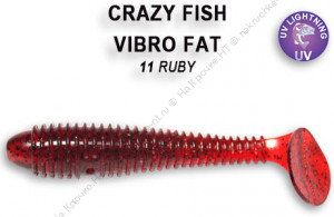 Vibro fat 2.7"  1-71-11-3  Силиконовые приманки Crazy Fish
