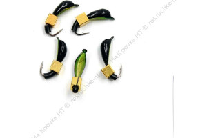 Мормышка вольф. безнасадочная "ЯМАН" Малек №3, d-3 мм, L-8 мм, вес 0,60 гр., кубик латунный