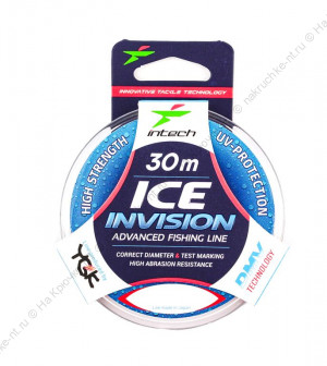 Леска Intech Invision Ice Line 0.18mm 2.75kg 50m