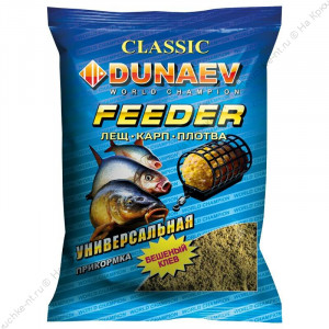 Прикормка "DUNAEV КЛАССИКА" 0,9кг Фидер Универсальная