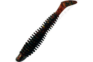 Виброхвост YAMAN PRO Arris Shad, р.4 inch, цвет #09 - Motor Oil (уп. 4 шт.)