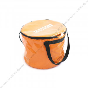 Ведро с крышкой "СЛЕДОПЫТ" для рыбы, ПВХ, 40х40х30 см, цв. оранжевый