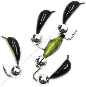 Мормышка вольф. безнасадочная "ЯМАН" Малек №3, d-3 мм, L-8 мм, вес 0,60 гр., серебряный шар