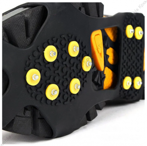 Ледоступы. Антискользящее покрытие для обуви. Нержавеющие шипы. XL 44-48, габарит 245х145х3mm