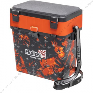Ящик рыболовный зимний SHARK оранжевый (HS-IB-19-SHO) Helios