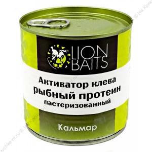 Активатор клева "Рыбный протеин" пастеризованный "КАЛЬМАР" банка 430 мл