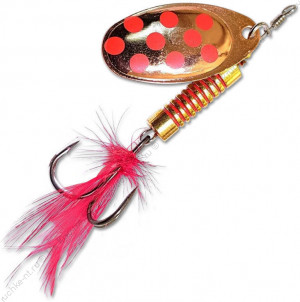 Блесна Lucky John Spin-X Round №4 (11 г) CR