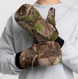 Перчатки-варежки для охоты и рыбалки