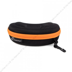 Футляр для очков жесткий СЛЕДОПЫТ 170*75*55 мм, с карабином, цвет черный