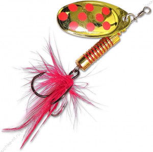 Блесна Lucky John Spin-X Round №4 (11 г) GR