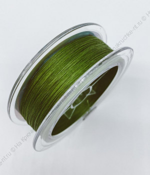 Плетенка KAIDA PRO FIGHTERS Dark Green 4x100м 0.10 мм