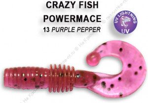 POWER MACE 10-4-13-1 Силиконовые приманки Crazy Fish