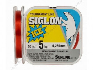 Леска Sunline SIGLON ICE 0,260mm/5kg 50m Red Леска Sunline SIGLON ICE 0,260mm/5kg 50m Red