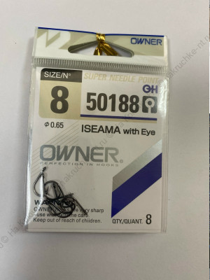 OWNER Крючок 50188 Izeama with EYE №8/8 шт