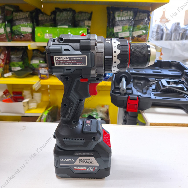 Шуруповёрт KAIDA 21V (2 аккумулятора 8Ah) Шуруповёрт KAIDA 21V (2 аккумулятора 8Ah)