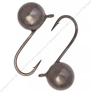 Мормышка вольфрамовая "Condor", Дробинка с ушком d 3,0 мм, вес 0,3 гр, черный никель