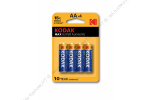 Батарейка Kodak MAX LR6 (AA) Alkaline (4 шт)