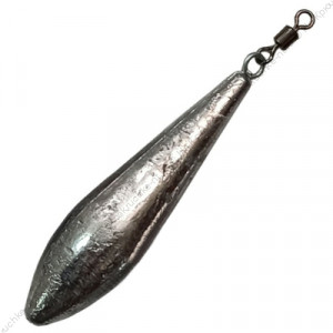 FLAGMAN Грузило Long Cast с вертлюгом 70г brown 2шт ВР