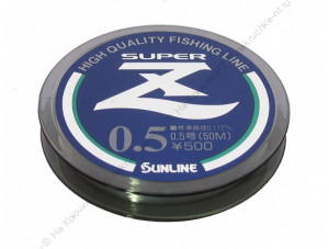 Леска Sunline SUPER Z #0.6/0.128mm 1.38kg 50m Clear Леска Sunline SUPER Z #0.6/0.128mm 1.38kg 50m Clear