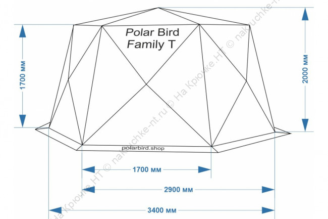 Палатка Polar Bird Family T 2