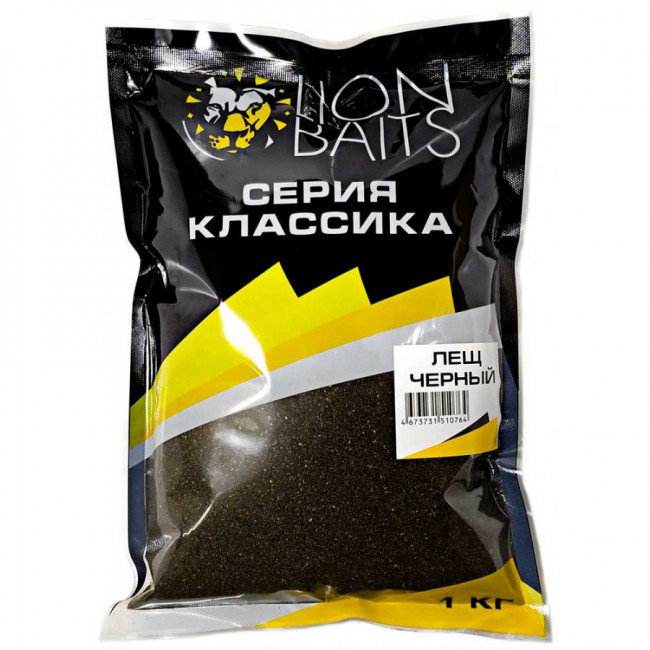 Lion Baits Прикормка Классика Лещ черный 1кг 1