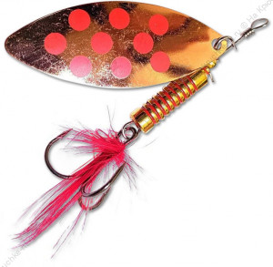 Блесна Lucky John Spin-X Long №4 (9 г) CR