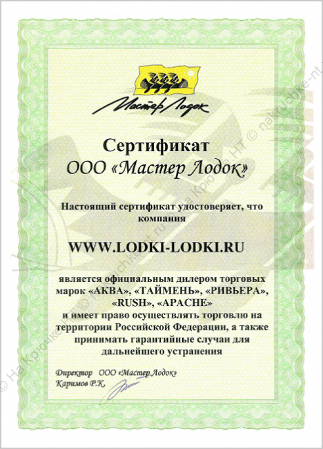 Лодка ПВХ Аква 2800 8