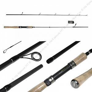 Спиннинг штекерный карбоновый Namazu Pro "Winne-Jack" IM7, 2,7 м, тест 5-25 г/25/