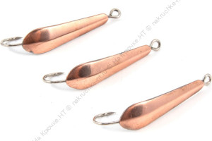 Блесна вертикальная "Яман" Клопик ,размер 25 мм, вес 1,7 г, цвет медь