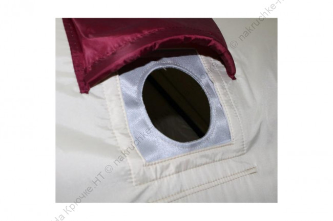 Термостойкая накладка на окно под газоотводную трубу d 100 мм 1