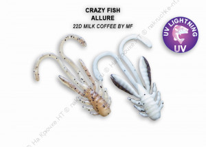 ALLURE 1,1"  46-27-22d-6 Силиконовые приманки Crazy Fish