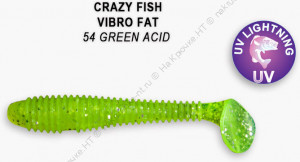 Vibro fat 2.7" 1-71-54-6  Силиконовые приманки Crazy Fish